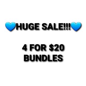HUGE SALE!! 4 ITEMS FOR $20